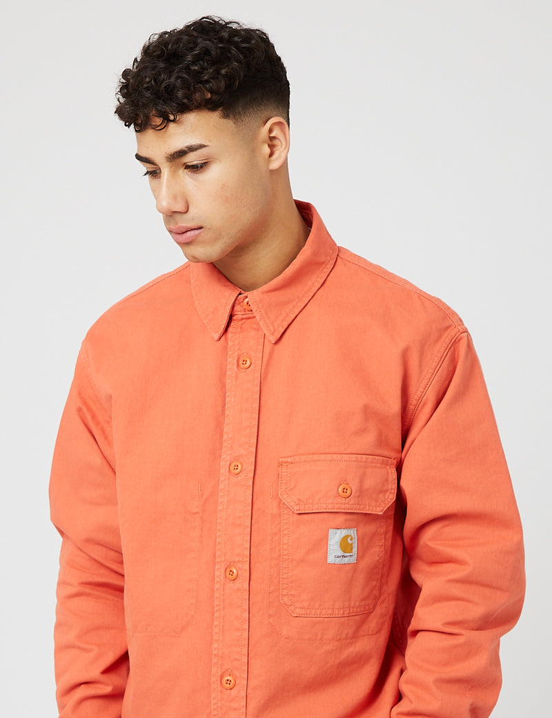 Carhartt-WIP Reno Denim Chemise Veste - Elba Apricot