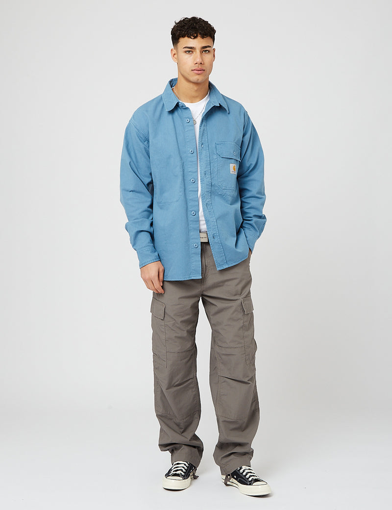 Carhartt-WIP 리노 데님 셔츠 재킷 - Icy Water Blue