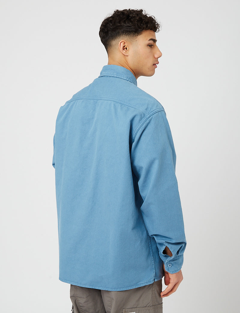 Carhartt-WIP 리노 데님 셔츠 재킷 - Icy Water Blue