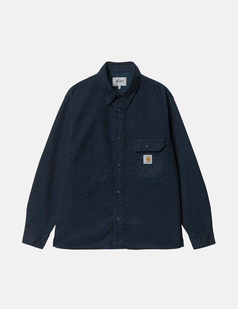Carhartt-WIP Reno Denim Shirt Jacket - Mizar Navy Blue
