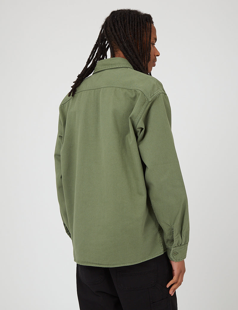 Carhartt-WIP Reno Denim Shirt Jacket (Cotton Dodge, 10oz) - Dollar Green