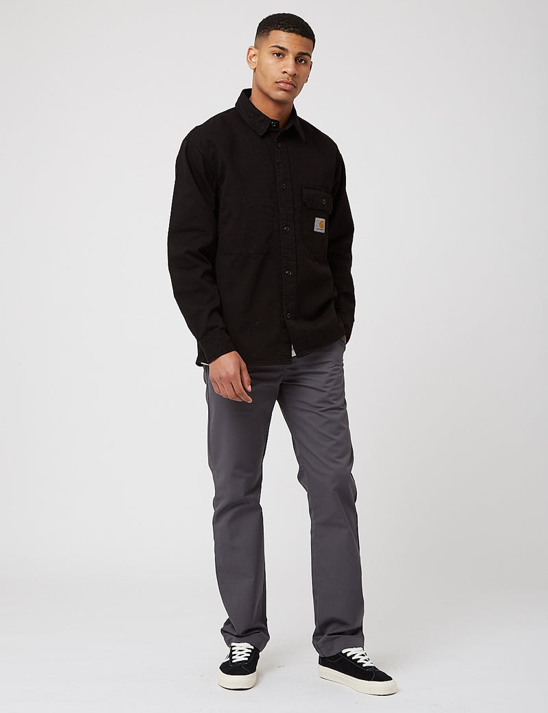 Carhartt-WIP Reno Denim Shirt Jac (Cotton Dodge, 10oz) - Black