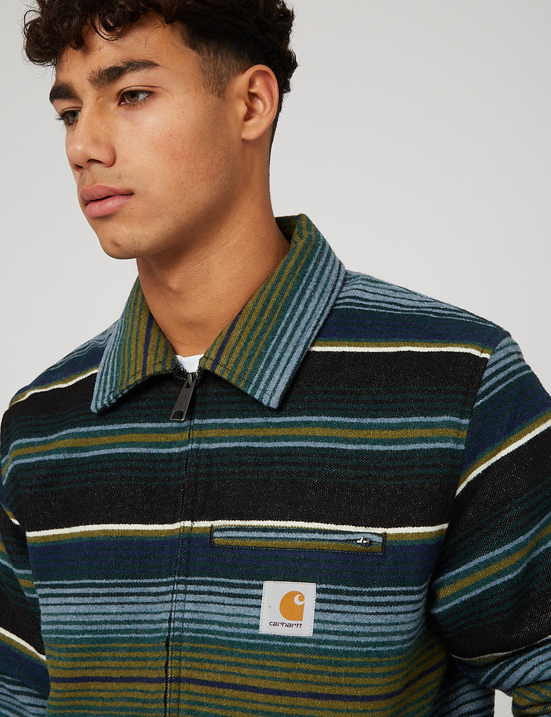 Veste Carhartt-WIP Detroit Tuscon (Tuscon Stripe) - Noir
