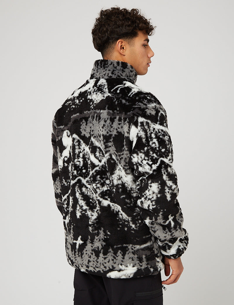 Carhartt-WIP High Plains Liner Fleece Jacket - Black Jacquard
