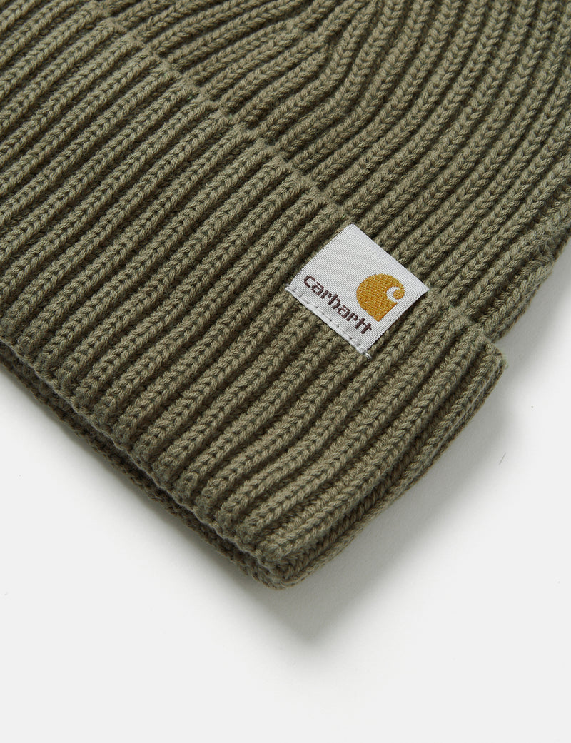 Carhartt-WIPバーバンクビーニーハット-海藻グリーン