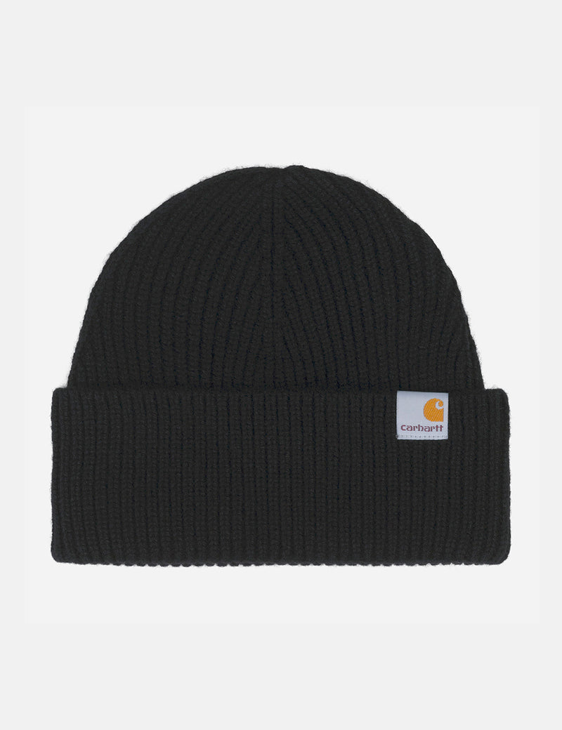 Carhartt-WIP Gabe Beanie Hat (Wool/Cashmere) - Black