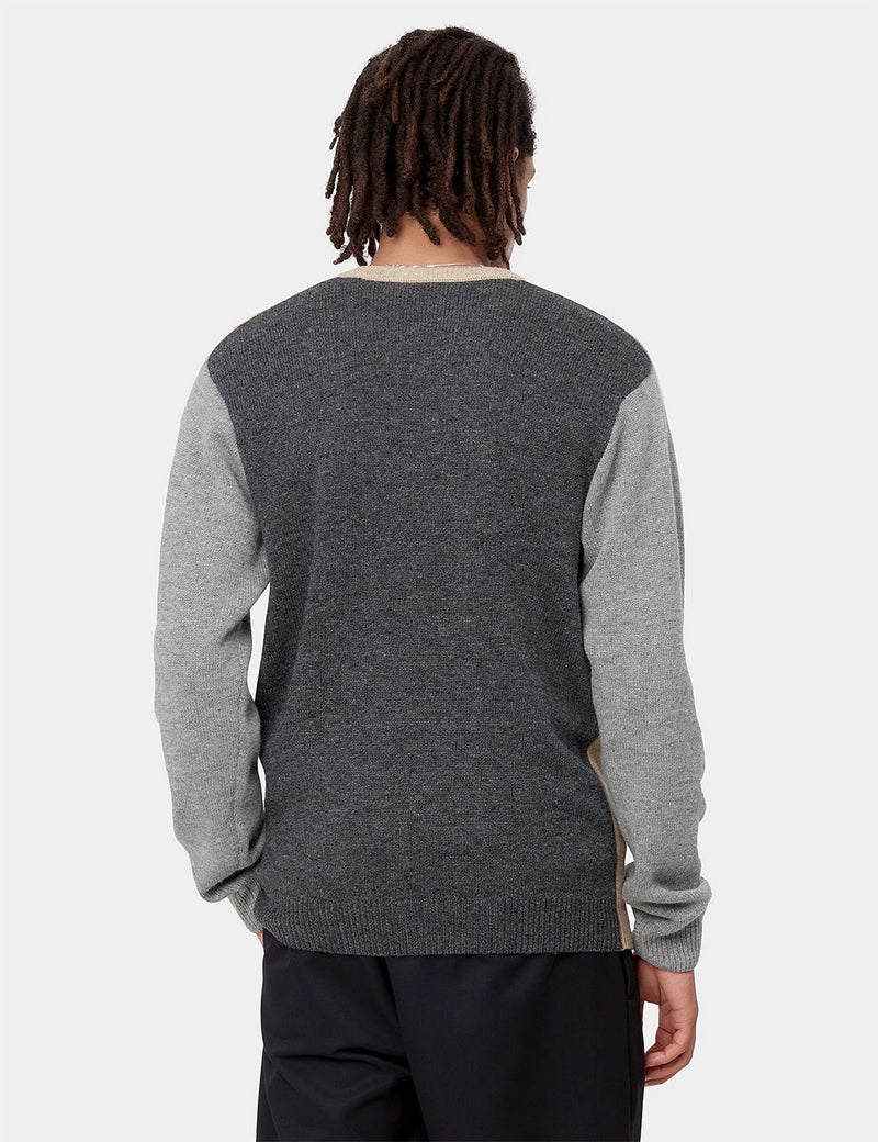 Carhartt-WIP Triple Knit Sweatshirt - Dusty Hamilton Brown/Grey/Black