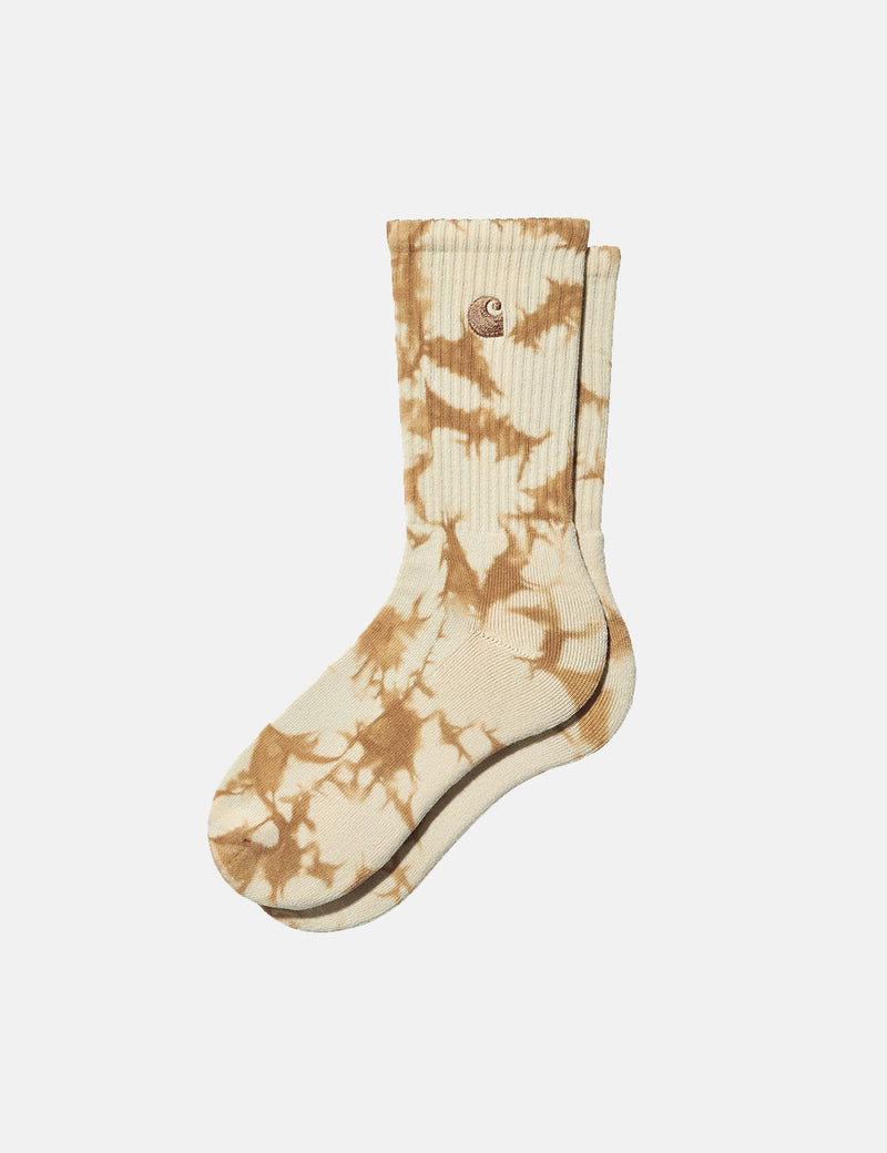 Chaussettes Carhartt-WIP Vista - Dusty H Marron/Naturel