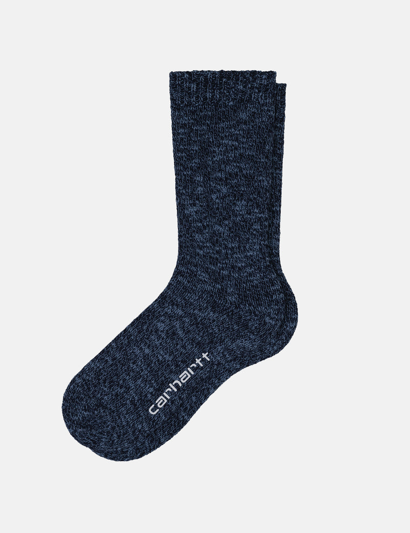 Carhartt-WIP Ascott Socks - Dark Navy/Skydive Blue