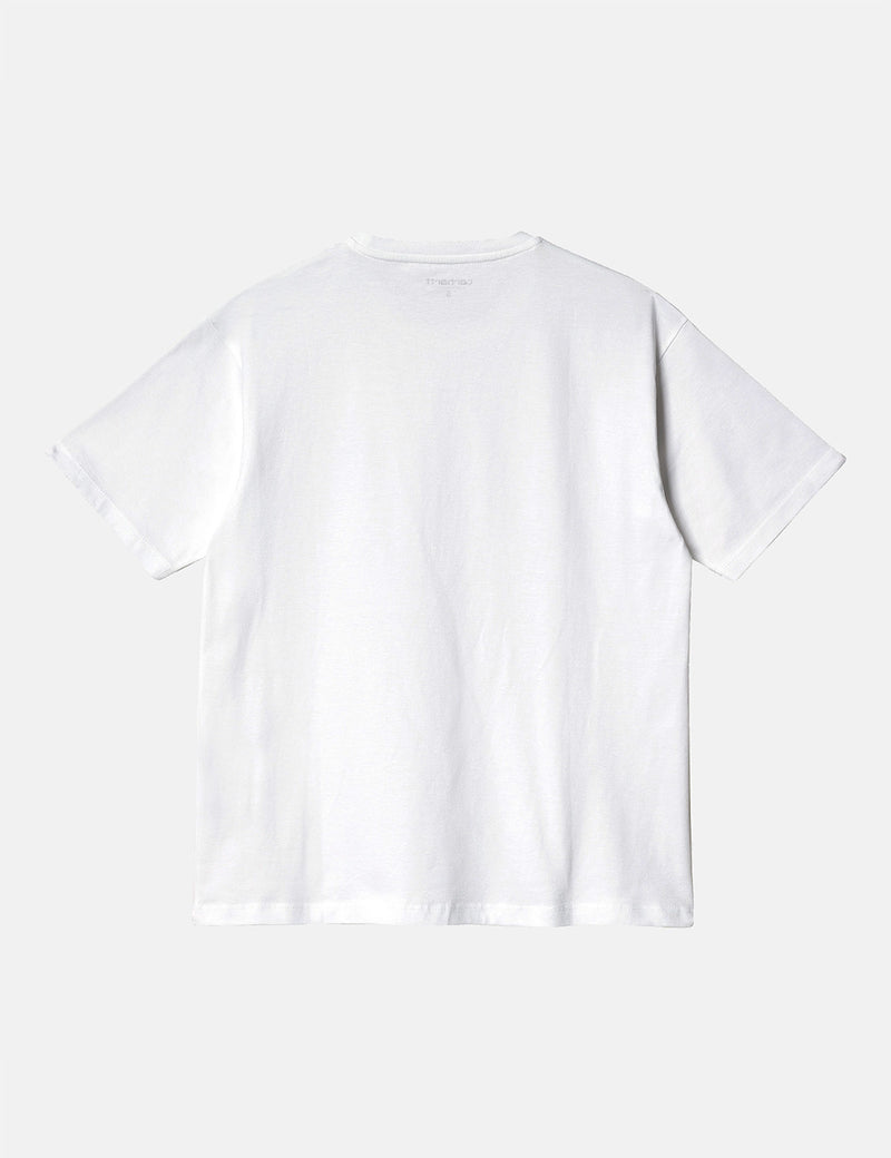 Womens Carhartt-WIP Sugarhearts T-Shirt - White