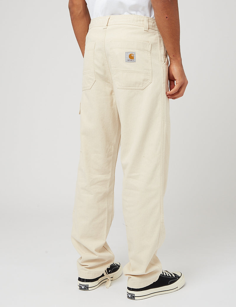 Carhartt-WIP Charter Pant (Relaxed Straight) - Natural Rinsed