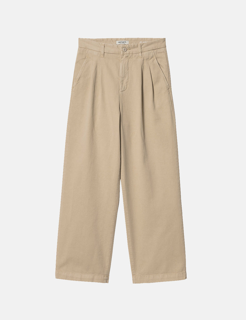 Pantalon Carhartt-WIP Cara Femme - Wall Ecru