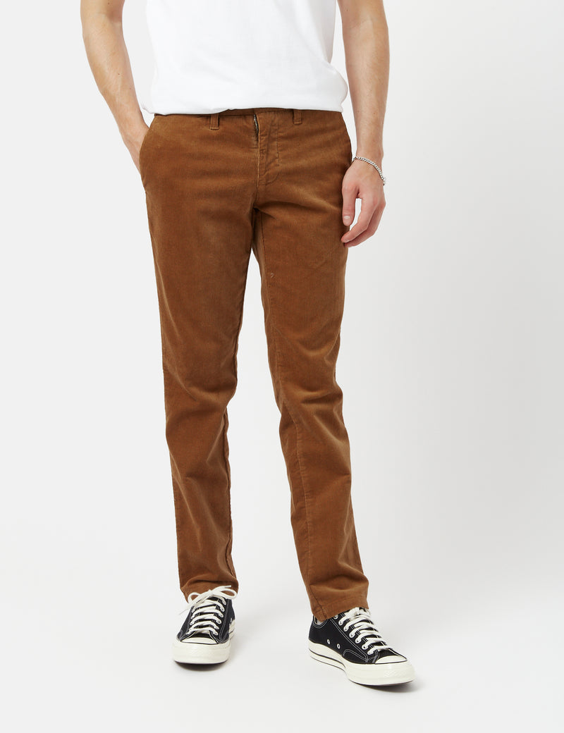 Carhartt-WIP Sid Pant Cord Chino (Slim) - Jasper Camel