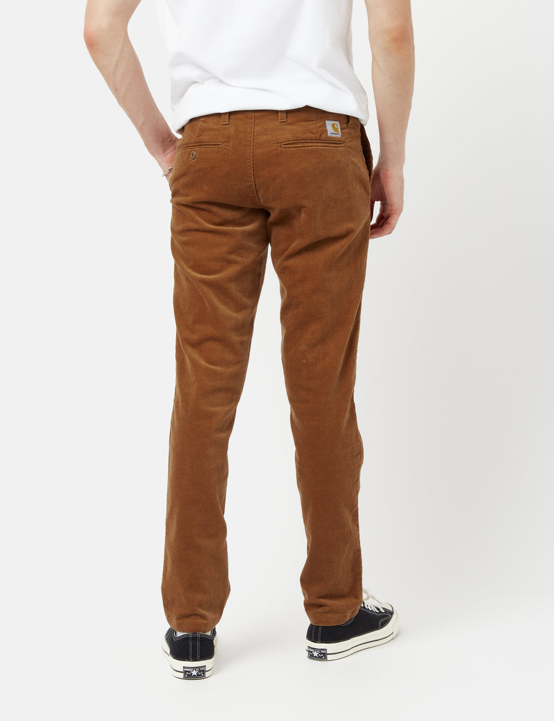 Carhartt-WIP Sid Pant Cord Chino (Slim) - Jasper Camel