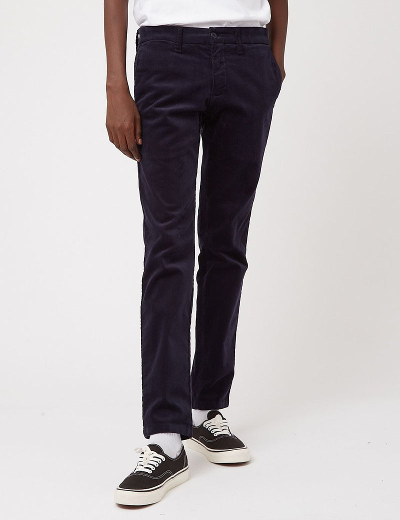 Carhartt-WIP Sid Pant Cord (Slim) - Noir