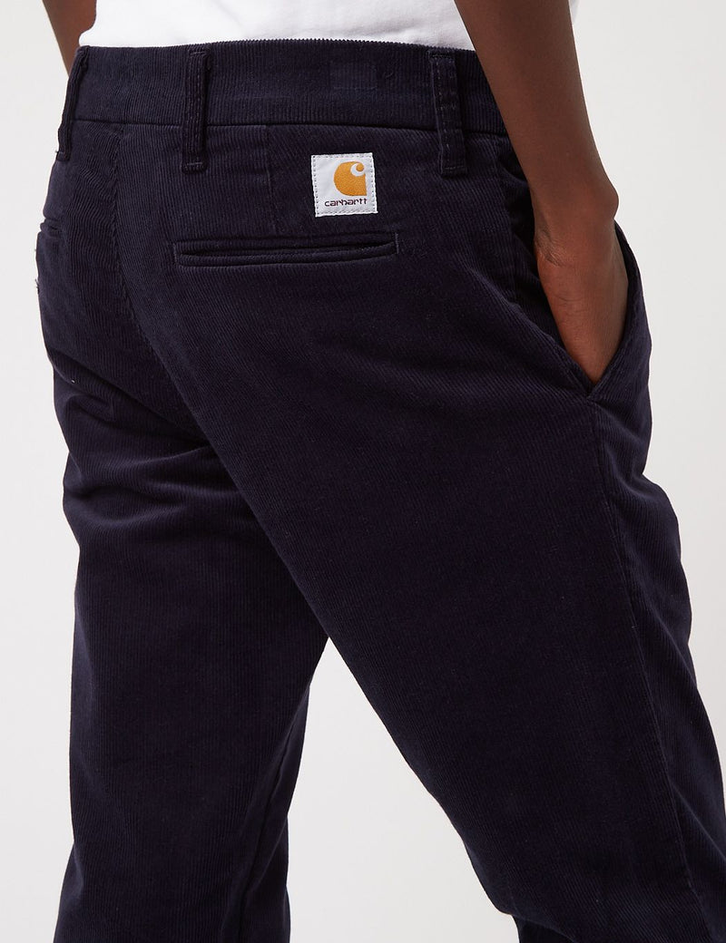 Carhartt-WIP Sid Pant Cord (Slim) - Noir