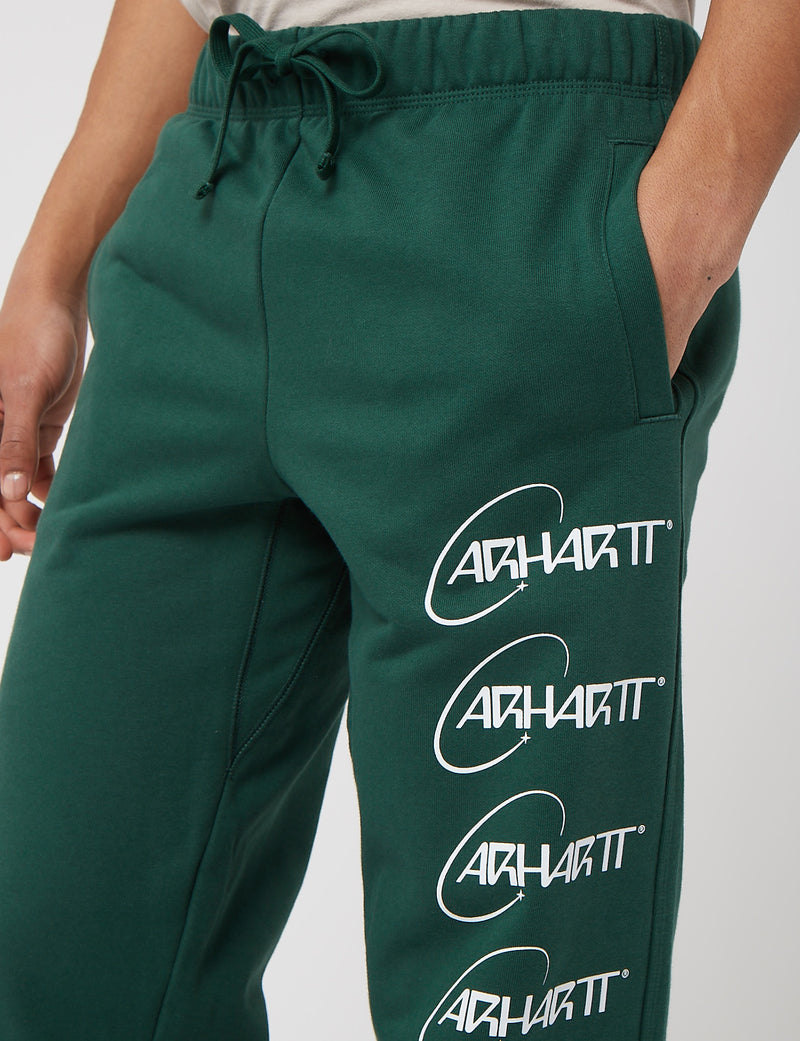 Pantalon de Carhartt-WIP Orbit - Treehouse/Blanc