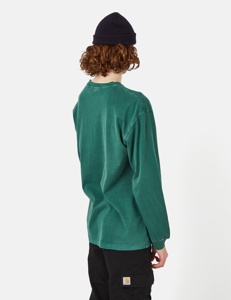 Carhartt-WIP Nelson Long Sleeve T-Shirt (Loose) - Botanic Green
