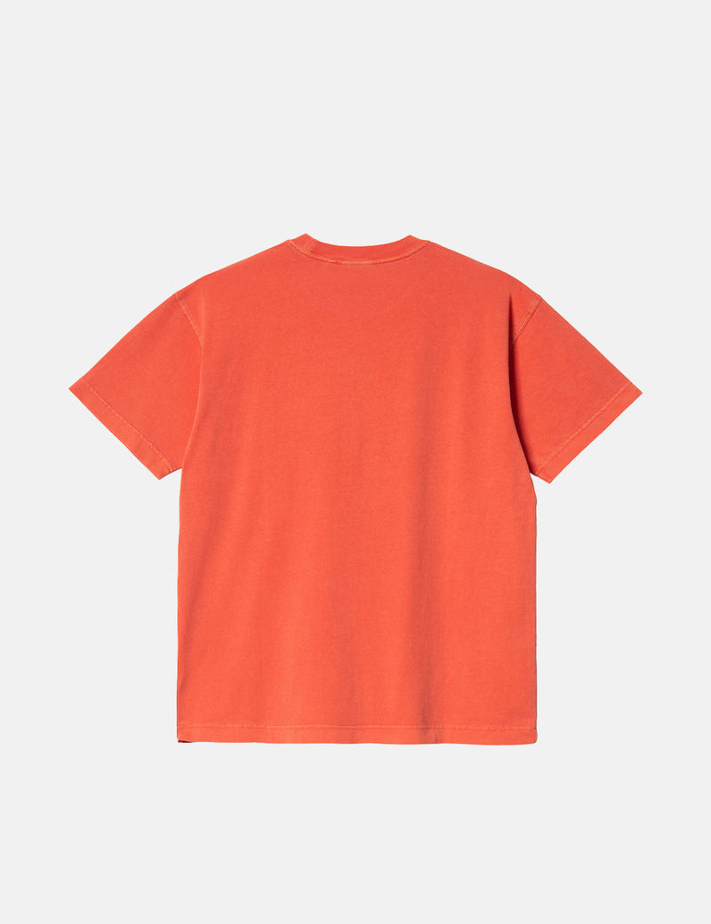 Carhartt-WIPネルソンTシャツ-エルバアプリコット