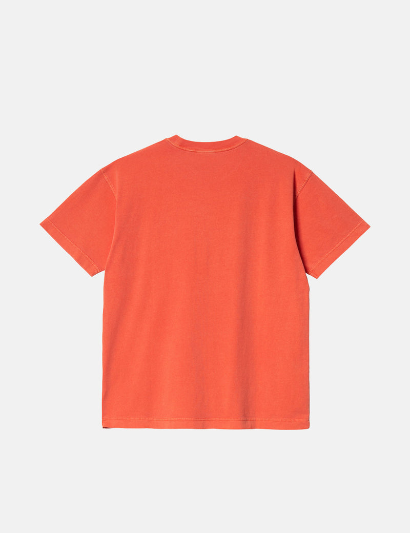 Carhartt-WIP 넬슨 티셔츠 - Elba Apricot