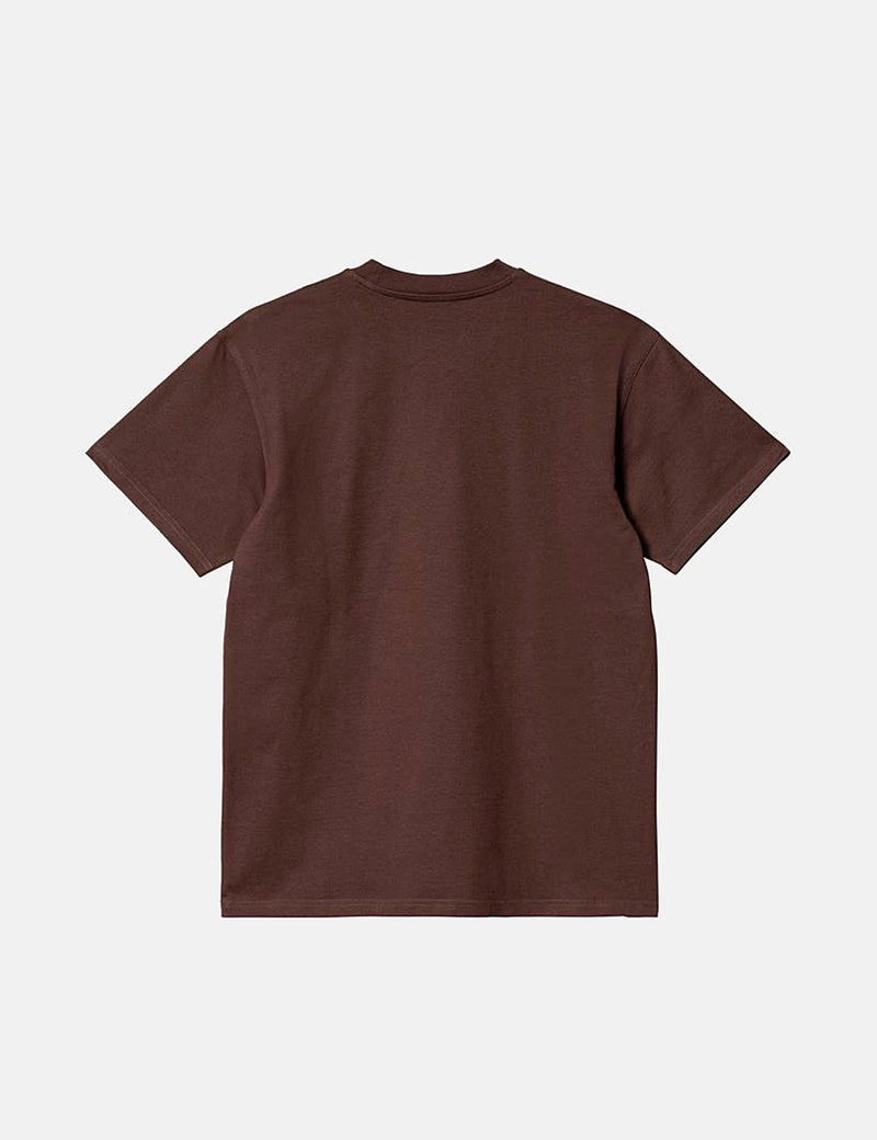 T-Shirt Carhartt-WIP American Script - Ale Brown