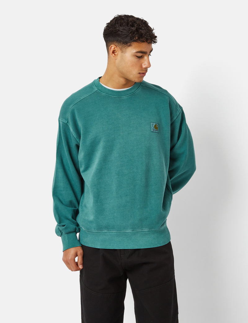 Carhartt green deals sweater