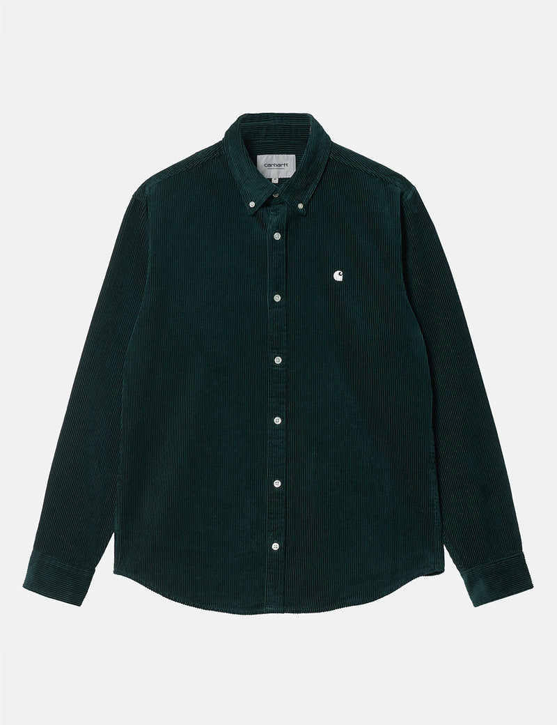 Chemise Carhartt WIP Madison Cord Vert Frasier Cire URBAN EXCESS