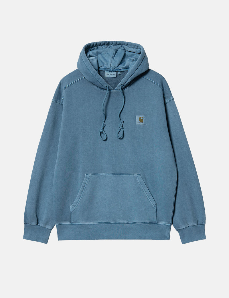 Carhartt-WIP Sweat à Capuche Nelson - Bleu Eau Glacée