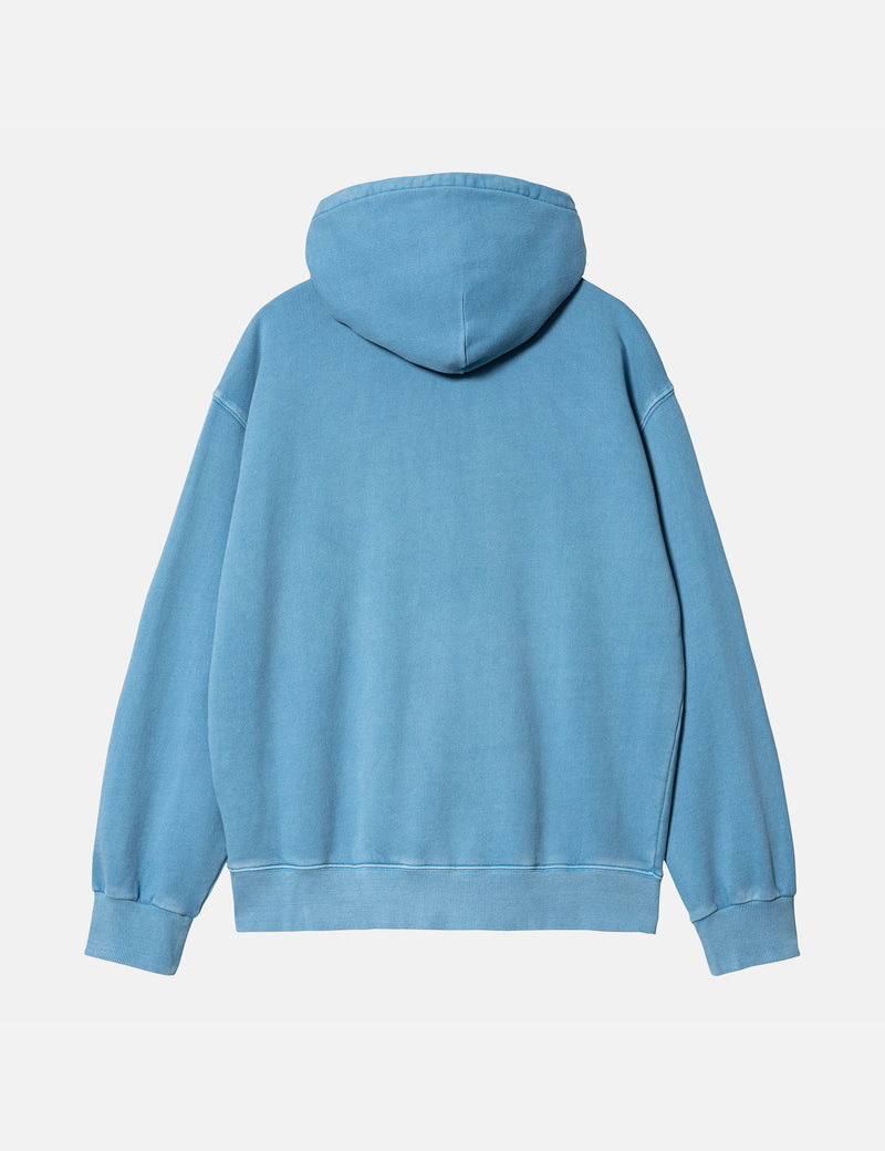 Carhartt-WIP Nelson Hooded Sweatshirt - Piscine Blue