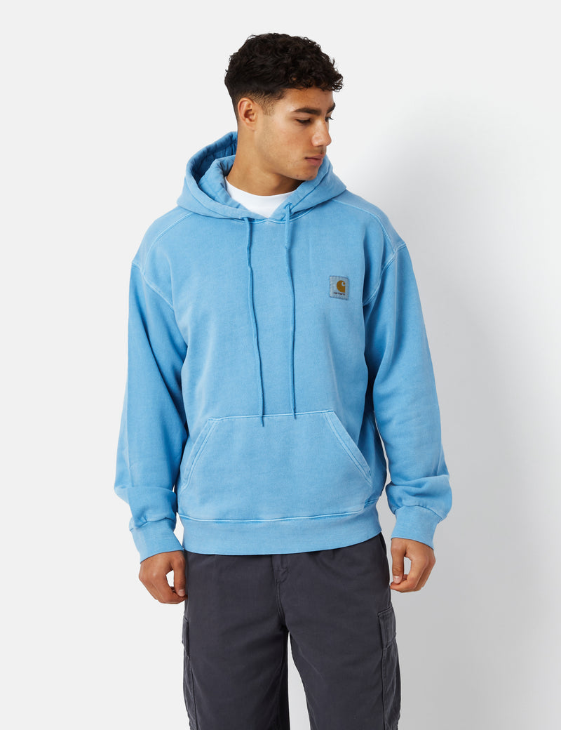 Carhartt-WIP Nelson Hooded Sweatshirt - Piscine Blue