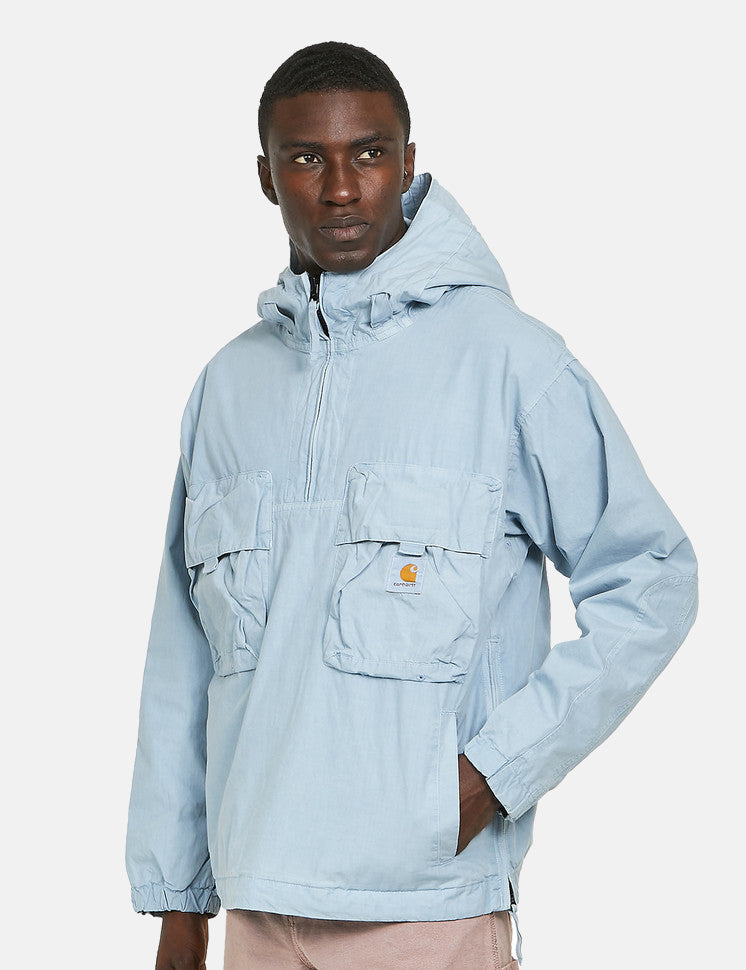 Carhartt-WIPバームプルオーバージャケット-フロストブルー