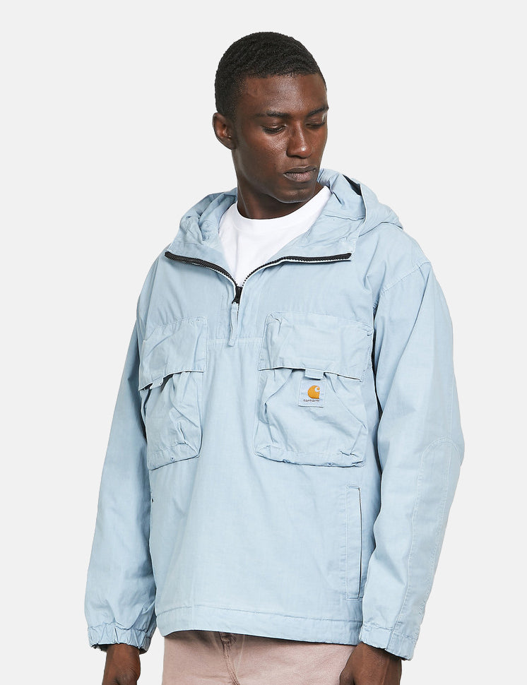 Carhartt-WIPバームプルオーバージャケット-フロストブルー