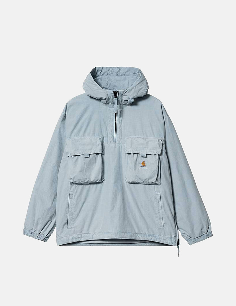 Carhartt-WIPバームプルオーバージャケット-フロストブルー