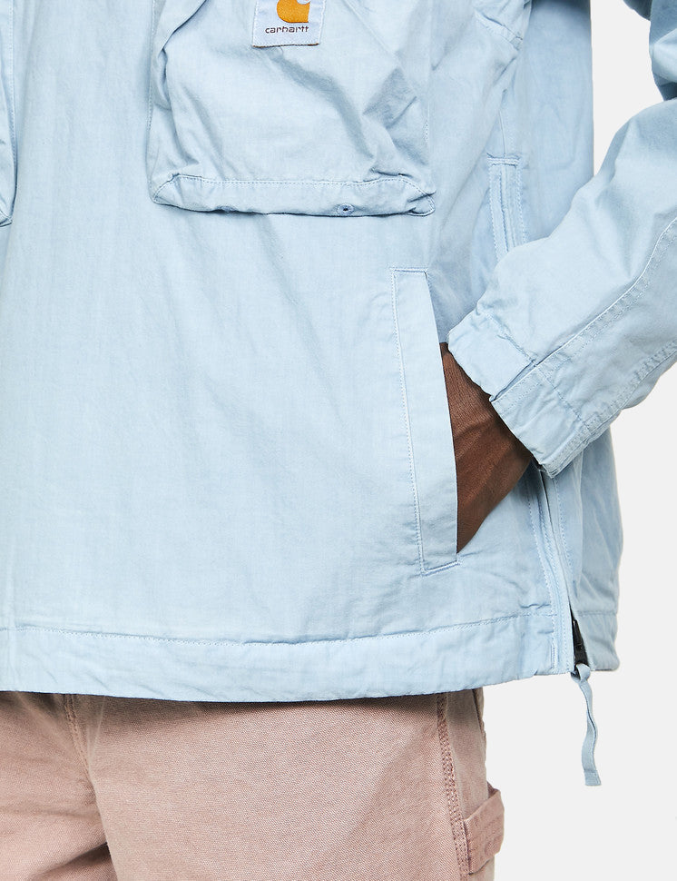 Carhartt-WIPバームプルオーバージャケット-フロストブルー