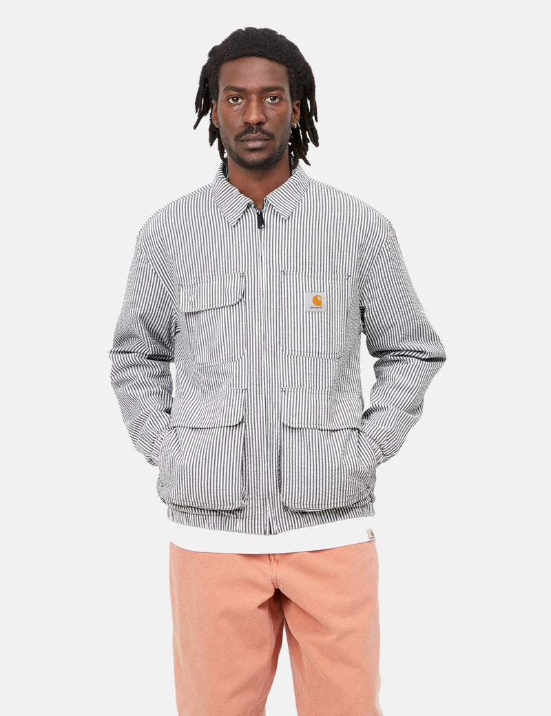 Carhartt-WIP Veste Dryden - Rayure Dryden/Bleu Mizar