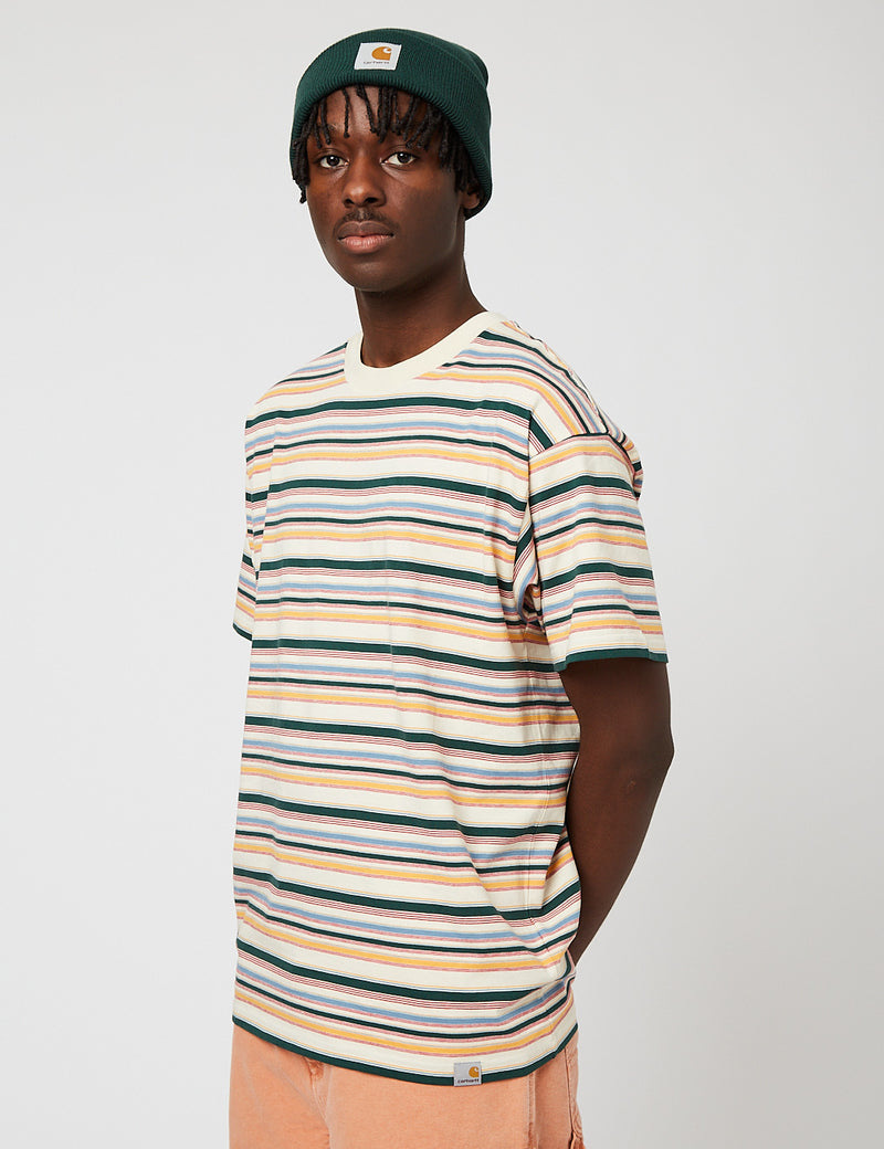 Carhartt-WIPシャツ-RiggsStripe/Natural