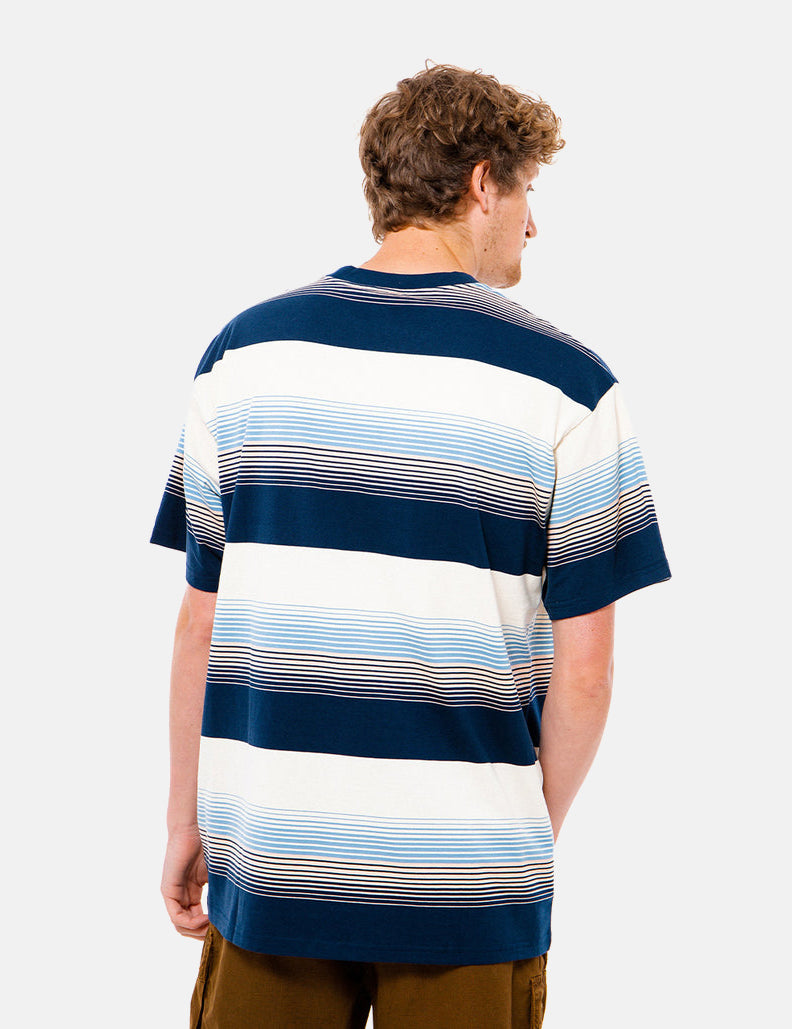 Carhartt-WIP T-Shirt Hanmore - Hanmore Stripe/Mizar