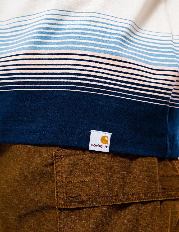 Carhartt-WIP T-Shirt Hanmore - Hanmore Stripe/Mizar