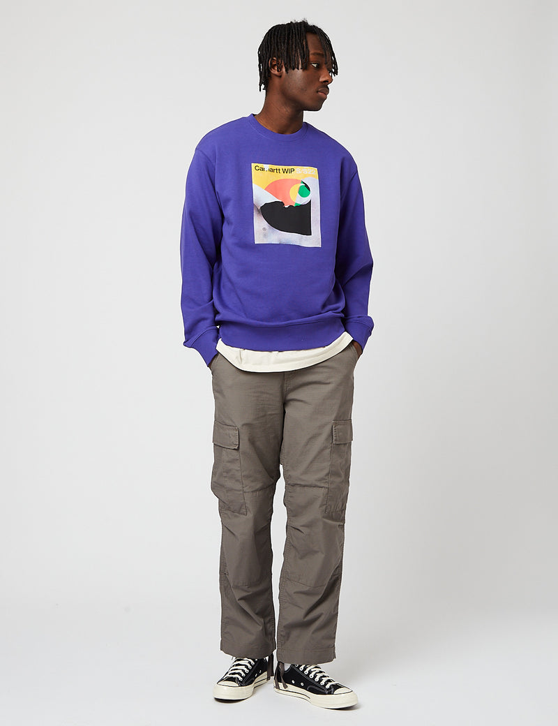 Sweat Carhartt-WIP Bookcover - Razzmic Purple