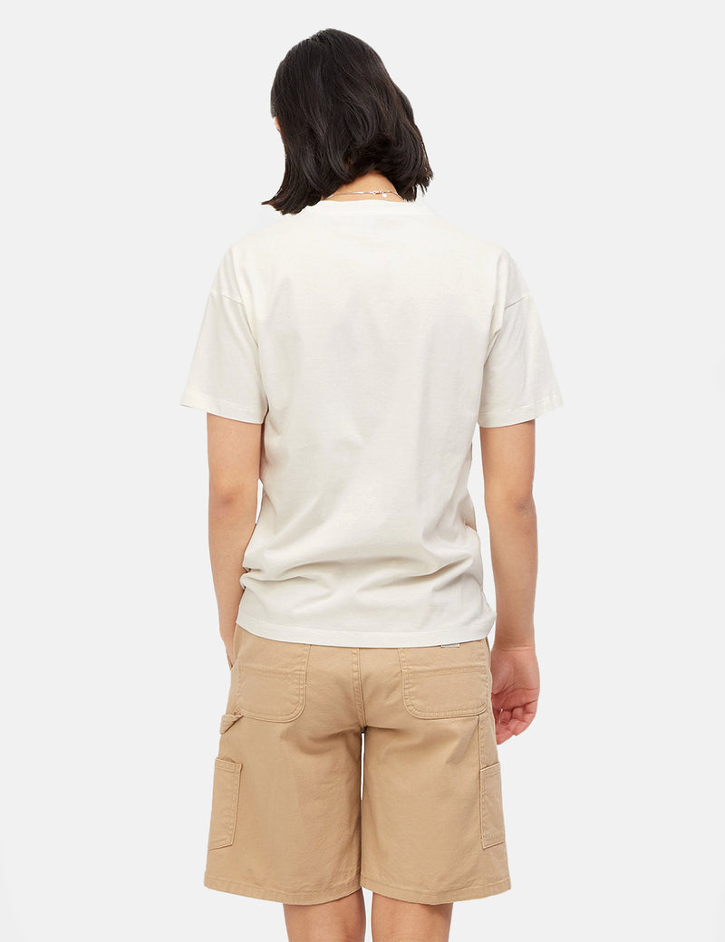 レディースCarhartt-WIPフレーバーTシャツ-ワックス