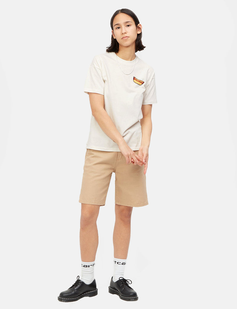 レディースCarhartt-WIPフレーバーTシャツ-ワックス