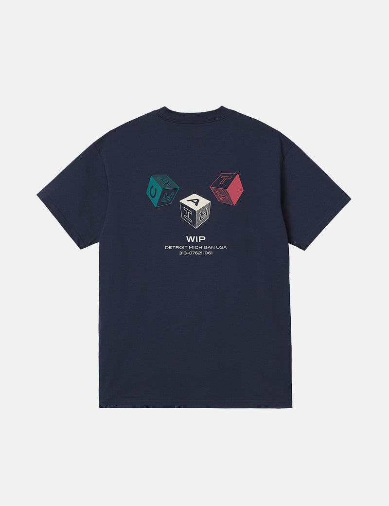 Carhartt-WIP Cube T-Shirt - Blue