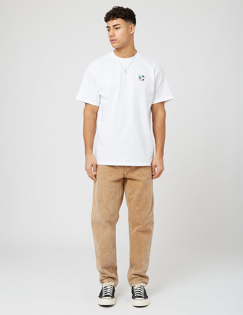 T-Shirt Carhartt-WIP Cube - Blanc