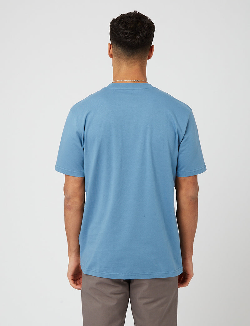 Carhartt-WIP 313 DuckdivisionTシャツ-IcyWater Blue