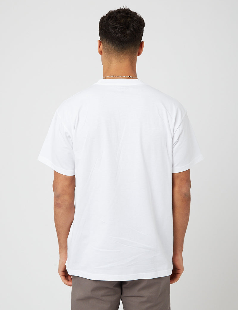 Carhartt-WIP CRHT DucksTシャツ-ホワイト