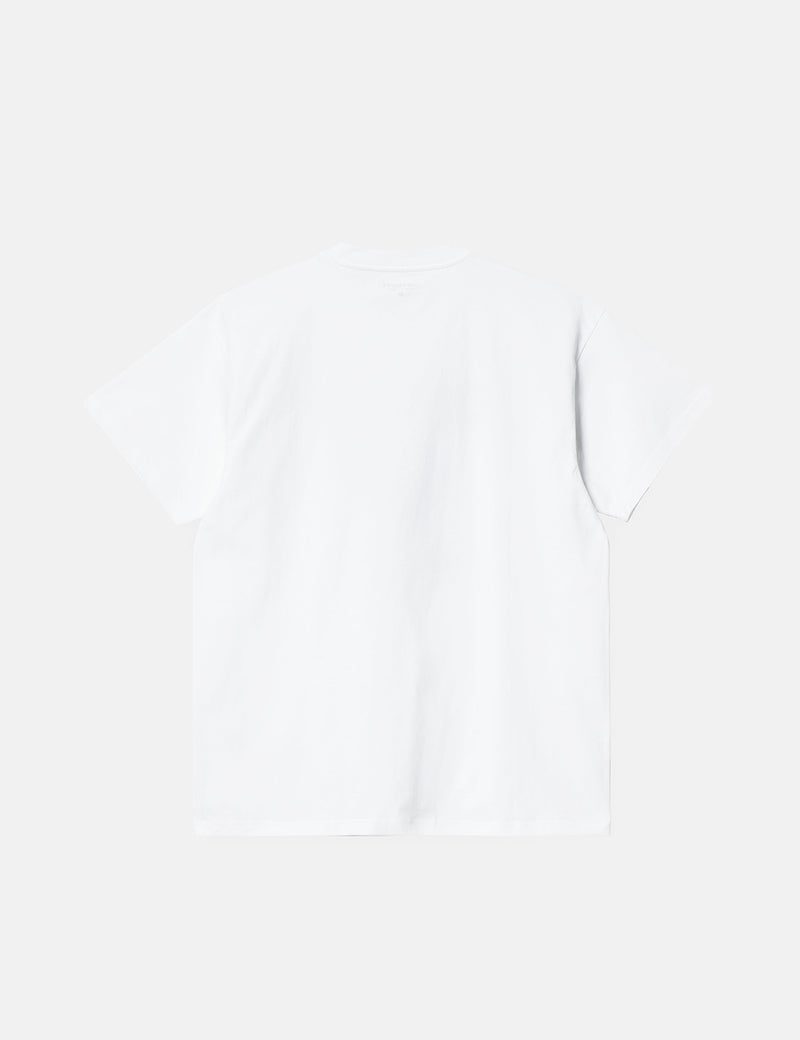 Carhartt-WIP CRHT DucksTシャツ-ホワイト