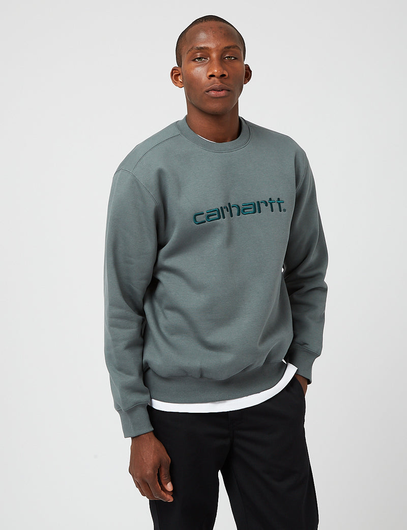 Carhartt-WIP Sweat Carhartt - Eucalyptus/Vert Frasier