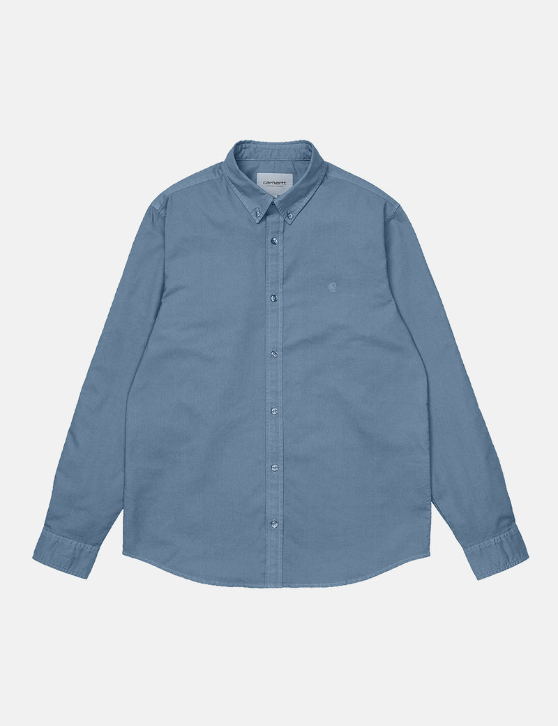 Carhartt-WIP Bolton Oxford Shirt (6.8 oz) - Icesheet Blue