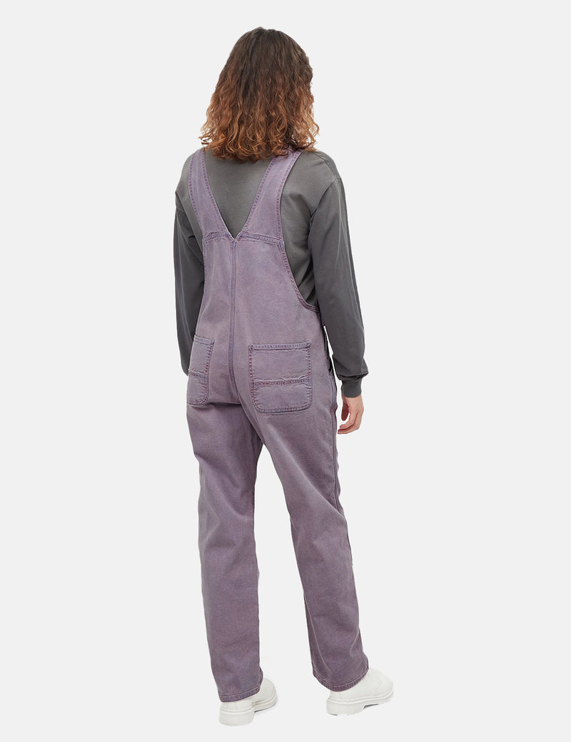 レディースCarhartt-WIP-WIPビブオーバーオール（ストレート）-ラズミックパープル