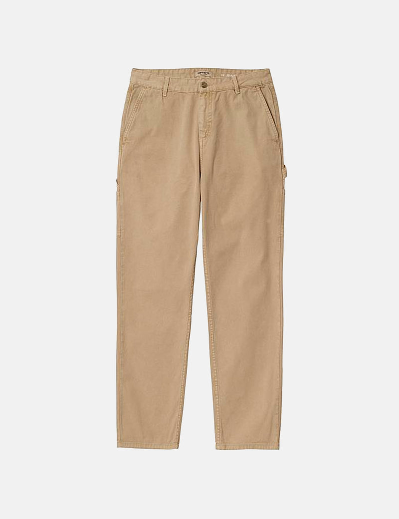 Carhartt-WIP Womens Pierce Pant (Stretch Canvas) - Dusty Hamilton Brown Faded